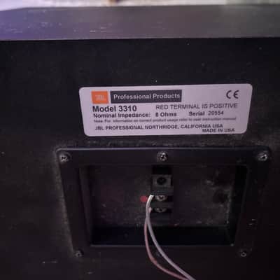 JBL Professional series 3310 Theater Speakers image 4