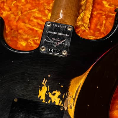 Fender CS 62/63 Dual-Mag II Strat Relic RW Limited 2020 - ABLK/3STB image 15