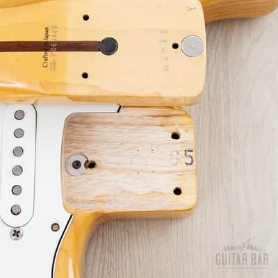 2002 Fender Stratocaster '71 Vintage Reissue ST71-85TX Natural w/ USA Pickups, Japan CIJ image 18