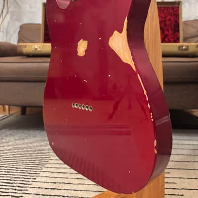 Fender Telecaster 1961 GLAS Custom Relic 8lb With G&G Custom Relic Tweed image 16