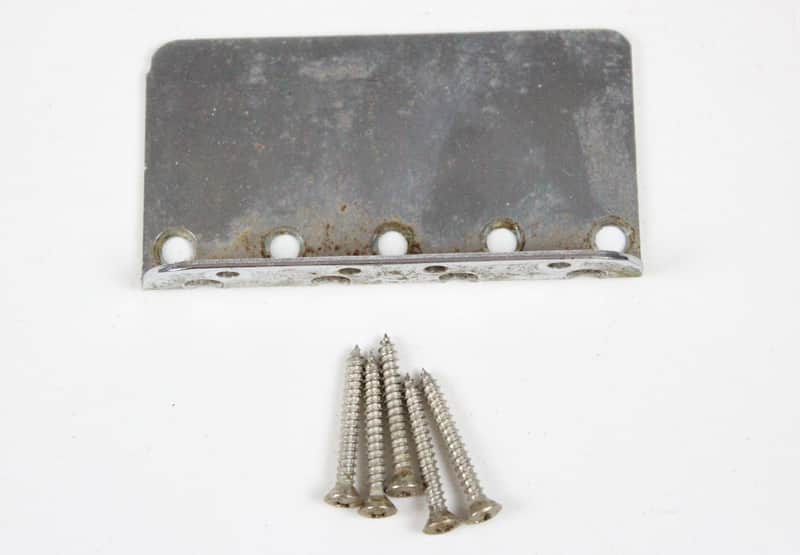 1972 Vintage Fender Precision Bass/Telecaster/Jazz Bass BRIDGE Bare Plate No Saddles 1970s USA image 1