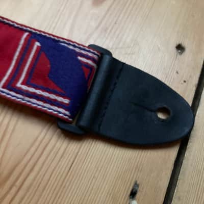 Circa 1980s / 90s Fender Monogrammed Guitar Strap USA image 6
