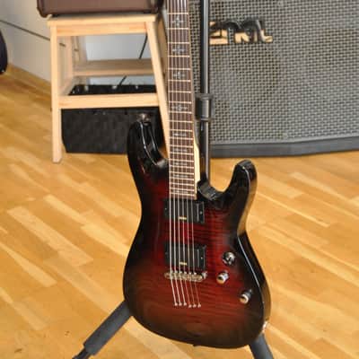 SCHECTER Demon 6 Crimson Red Burst / Demon-6 / WI21053588 image 2