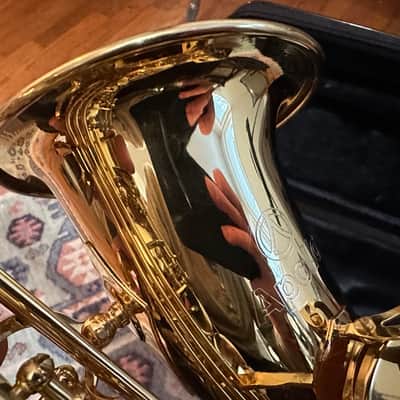 Apollo Alto Saxophone in gold lacquer with leather pads image 6