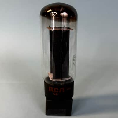 1960s RCA 5U4GB Vintage Black Plate Halo Getter Rectifier Tube! T371 image 1