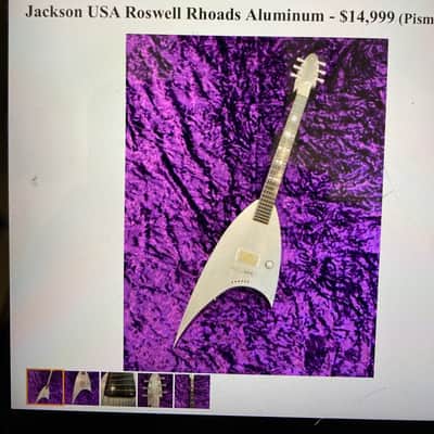 Jackson USA Custom Shop Roswell Rhoads serial #10 - 1996 Aluminum image 20