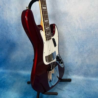 2006 Fender JB-75 US Jazz Bass Old Candy Apple Red, Crafted in Japan, CIJ image 5