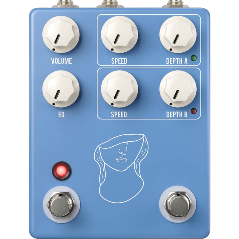 JHS Artificial Blonde 2-Speed Vibrato Pedal image 1