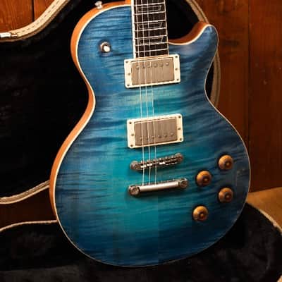 Nik Huber Orca 59 Blue Turquoise Glow Brazilian RW Fretboard image 12