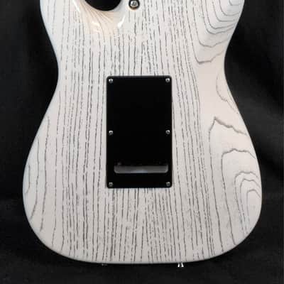 Tom Anderson T Classic Contoured, Swamp Ash Body, SC1 SC1 TF3, 62 Pete, High Gloss White with Black Dog Hair, w/Bag image 16