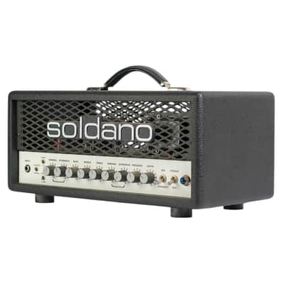Used Soldano SLO-30 Amplifier Head Black Tolex image 4