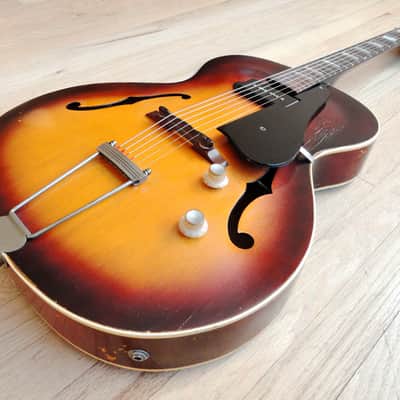 1959 Guild X-50 Archtop Vintage Electric Guitar Sunburst P-90 image 11