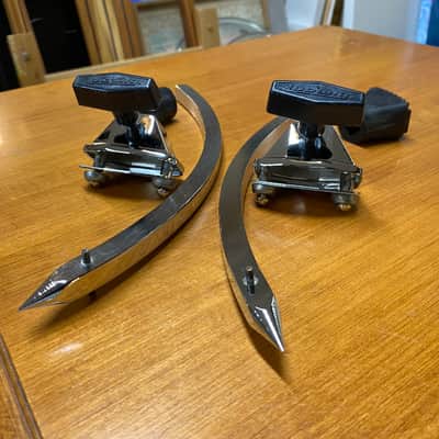 Ludwig Vintage Bass Drum Spur Mounts and Spurs (1/2"), 1970s/80s image 3