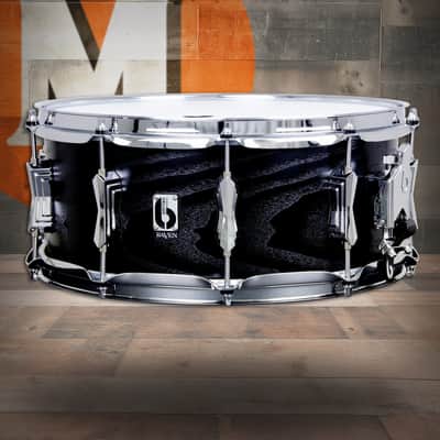 British Drum Co. RAV-14-6-SN Raven Series Snare Drum 6" x 14" (RAV-14-6-SN-U) image 1