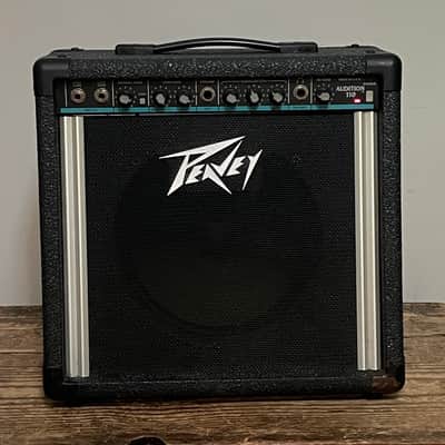 Peavey Vintage Audition 110 25-Watt 1x10" Guitar Combo 1980s - Black with Blue Stripe image 1