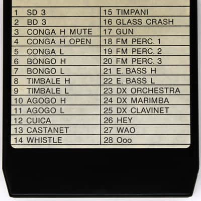 Yamaha RX5 ROM Waveform Data Cartridge image 4