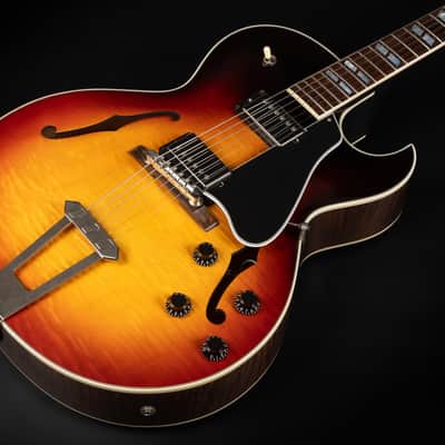 2016 Gibson Memphis ES-175 Figured - Vintage Sunburst | USA Custom Hollowbody Archtop Jazz Guitar 3.3kg | CoA OHSC image 6