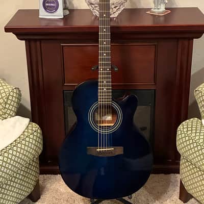 Jasmine by Takamine S34C-8T 2000’s - Blue image 4