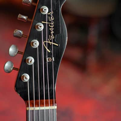 Fender Custom Shop Limited Edition Reverse '60s Tele Custom Heavy Relic Aged Black over 3 Tone Sunburst #R125883 image 18