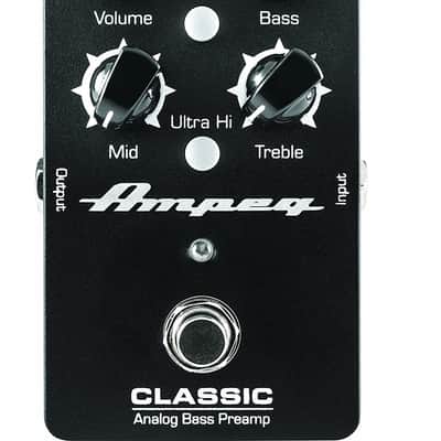 AMPEG CLASSIC ANALOG BASS PREAMP EFFETTO PREAMPLIFICATORE A PEDALE PER BASSO CON EQUALIZZATORE 3 BANDE image 3