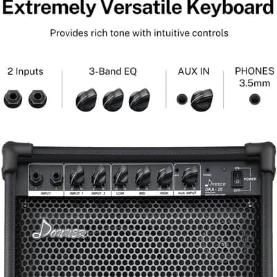 Donner DKA 20W Keyboard Amplifier Amp image 3