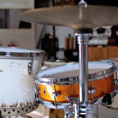 Ludwig WFL 1930-40 ex Sound City Studio LA the kit from Bun E Carlos - Cheap Trick band image 10