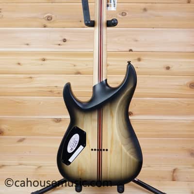 Schecter C-1 Pale Moon Electric Guitar - Natural Satin w/Black Burst image 12