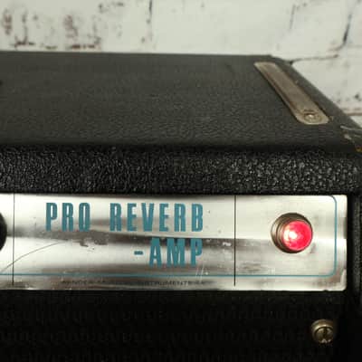 Vintage 1968 Fender Pro Reverb-Amp Silverface 2x12 Tube Combo Guitar Amplifier image 7