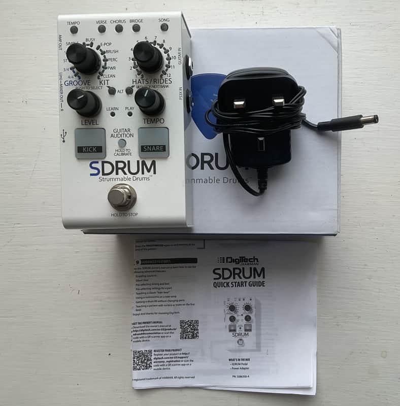 DigiTech SDRUM Strummable Drums 2010s - White image 1