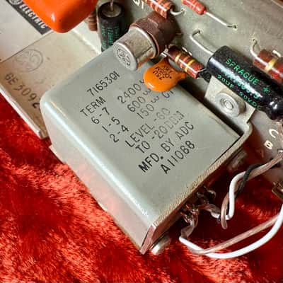 General Electric GE 4BA25B1 microphone preamplifier 1960’s - ADC original vintage USA micpre mic preamp image 3