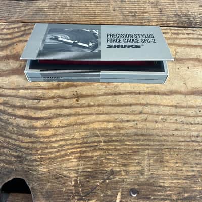 Shure SFG-2 Stylus Tracking Force Gauge for Turntable Cartridges 80s original box image 3