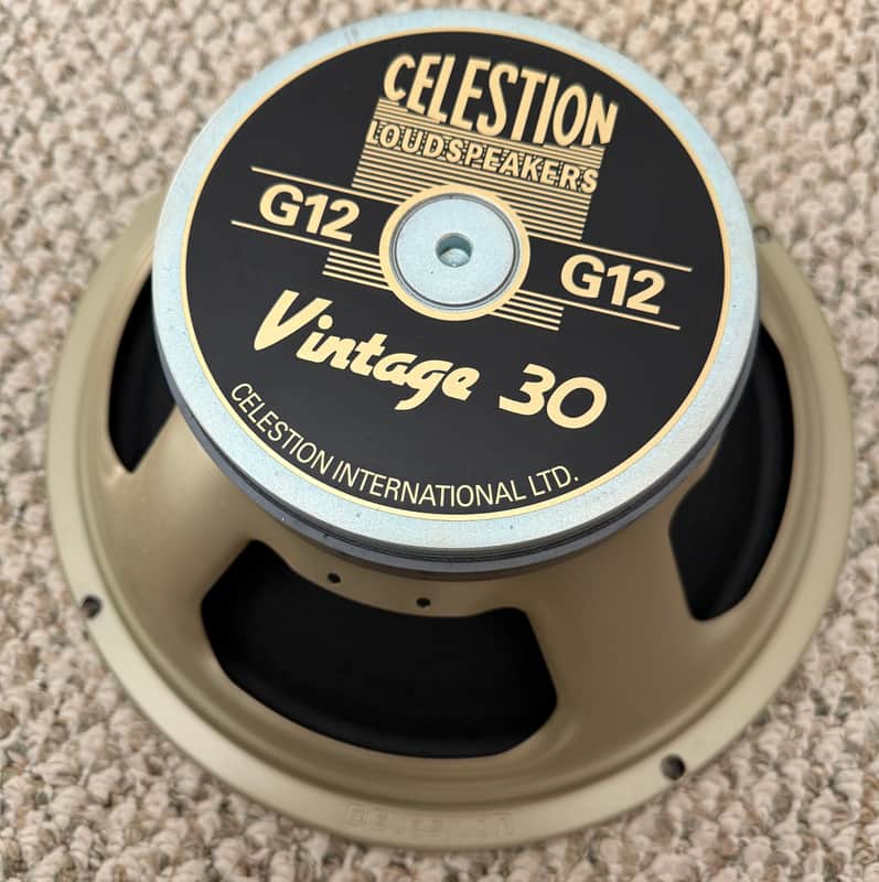 Celestion T3904 Vintage 30 12" 60W 16 Ohm Speaker 2020’s - Black image 1