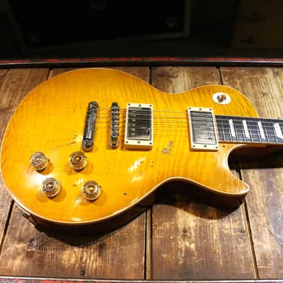 Gibson Custom Shop Paul Kossoff '59 Les Paul Standard (Murphy Aged) 2012 - Aged Green Lemon Burst image 8