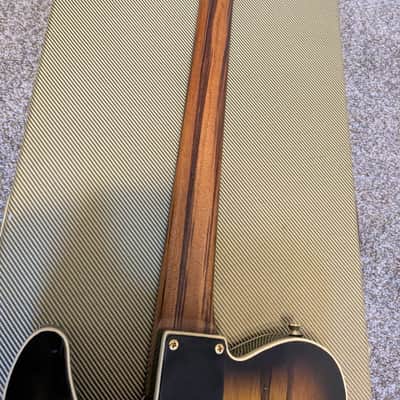 Warmoth/Fender Telecaster Black Korina image 15