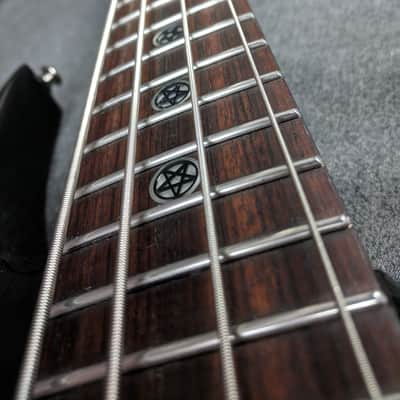 LTD TA-200 Electric Bass Guitar Black Finish Tom Araya Signature TA200 SLAYER! image 5