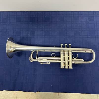 Used Benge Resno Tempered Bell 3 MLP Bb Silver Trumpet Just Serviced with Case image 9