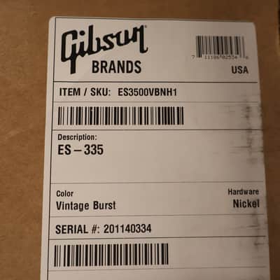 Gibson ES-335 Vintage Burst image 12