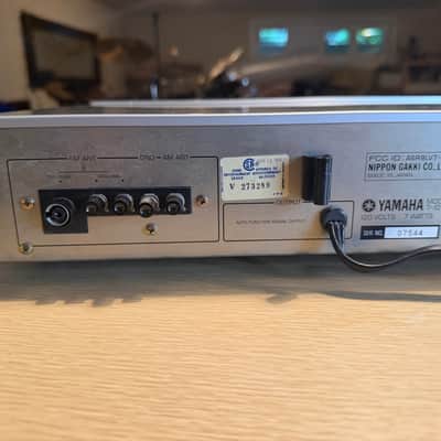 Vintage 1980s Yamaha T-10 AM/FM Analog Stereo Tuner Silver JAPAN Serviced Rare🎶 image 10