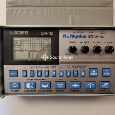Boss DR-110 - Drum Machine - Case Included - Manual Included - Tested image 4