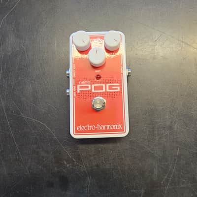 Electro-Harmonix Nano POG Polyphonic Octave Generator 2015 - Present - Red / White image 1