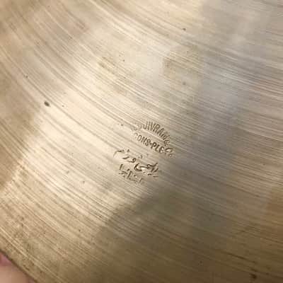 Rare ZILDJI Vram / Zildjian K Constantinople 16” Hi-hat Vintage 20s - ca 100 years old image 17