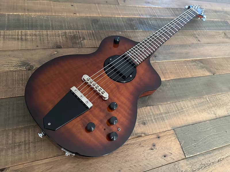Rick Turner Guitars Model 1 Featherweight with Figured Redwood Top image 1