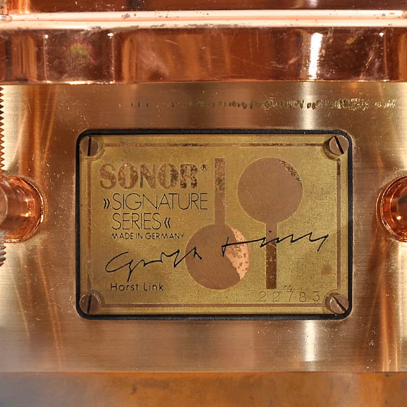 Sonor HLD-593 Signature 14x4" Cast Bronze Piccolo Snare Drum 1988 - 1995 image 5