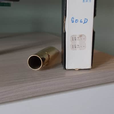 Rare Berg Larsen Scoop Bill 100/2 facing (offset) Gold 24K tenor saxophone mouthpiece. image 2
