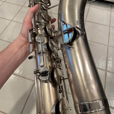 Beautiful 1913 Early Buescher True Tone Baritone Saxophone High Pitch (Serviced and Ready to Play) image 5