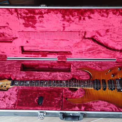 Ibanez RG7570Z-BBE J. Custom 2013 - 2017 - Bright Brown Rutile image 2