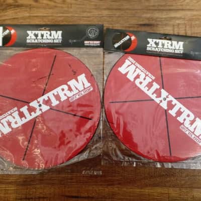 Reloop XTRM Scratching Set DJ Slipmats Extreme Disc For 2 Turntables image 1