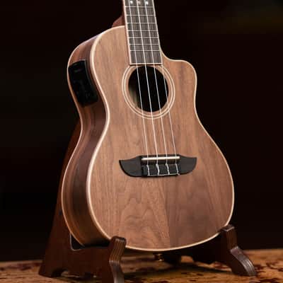 Ortega RUWN-CE Horizon Series Walnut Top Okoume Neck Concert Acoustic-Electric Ukulele w/Gig Bag image 10