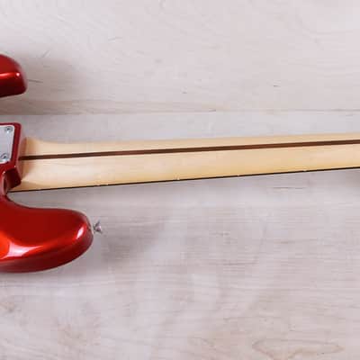 FGN J-Standard Bass 2011 Candy Apple Red Fujigen Made in Japan MIJ w/ Bag image 9
