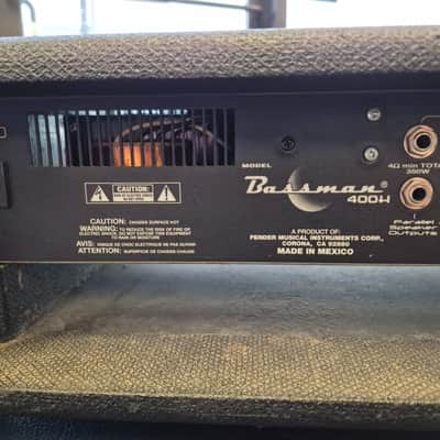 Fender Bassman 400H Bass Amplifier Head image 5